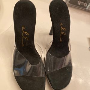 Clear heels very comfortable